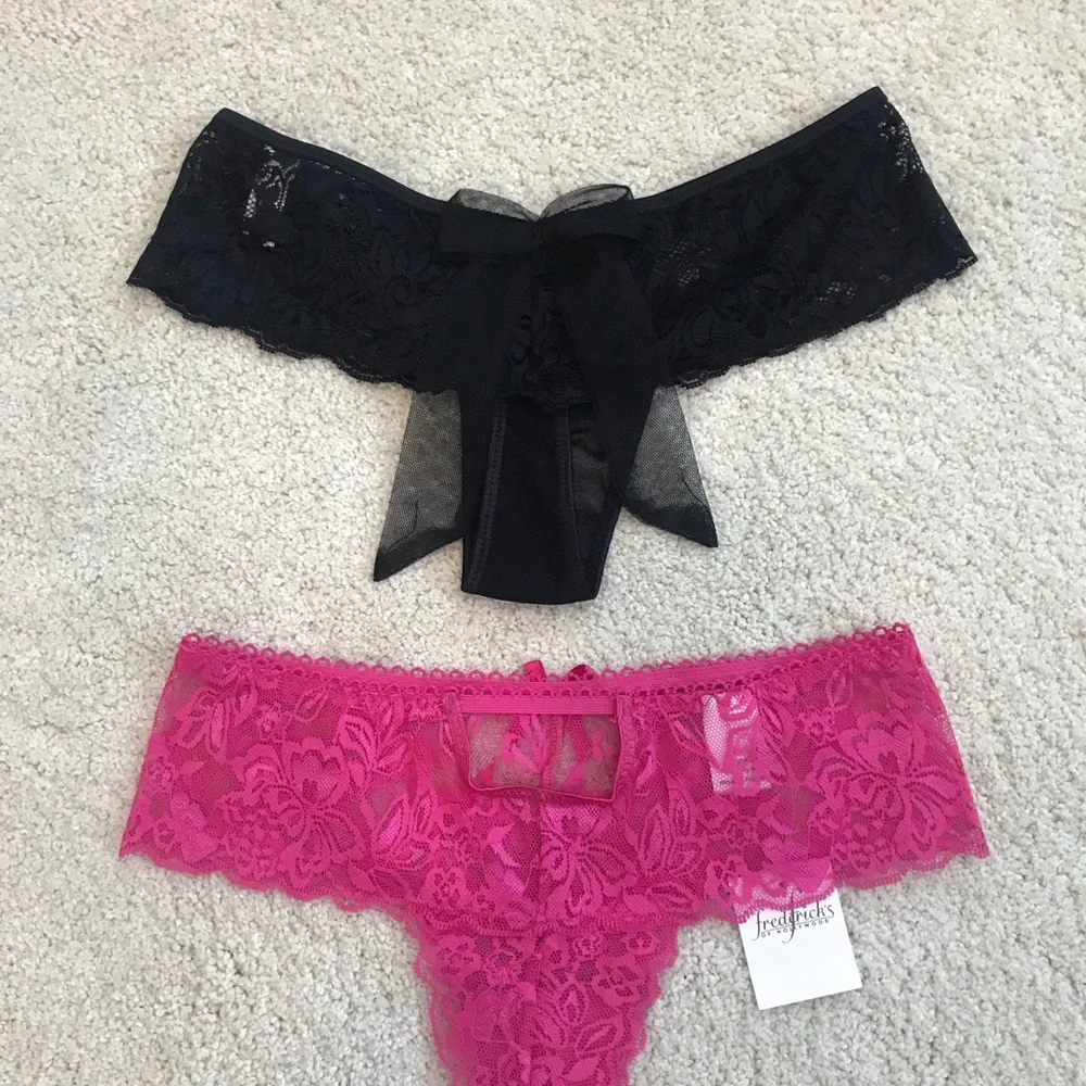 2 Frederick’s Lace Thongs - Picture 2 of 8